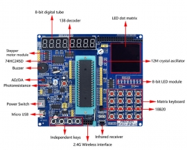 STC89C52 Development Board C51 LCD1602 8051 MCU Controller System Board